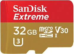 Sandisk Extreme microSDHC UHS-I 32GB (SDSQXAF-032G-GN6AA)