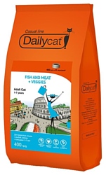 DailyCat (0.4 кг) Casual Line Adult Fish and Meat + Veggies