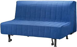 Прямой диван Ikea Ликселе 993.878.04 (шифтебу синий)