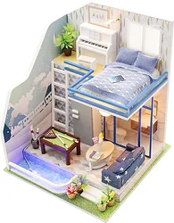 Сборная модель Hobby Day DIY Mini House Неоновый лофт (M042)