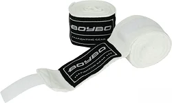 Бинт боксерский BoyBo Хлопок 3.5 м (белый)