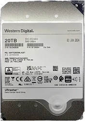 Жесткий диск WD Ultrastar DC HC560 20TB WUH722020BL4207