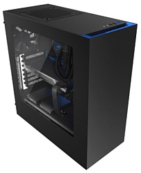 NZXT S340 Black/blue