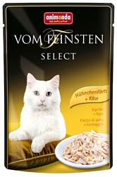 Animonda Vom Feinsten Select для кошек филе курицы и сыр (0.085 кг) 22 шт.