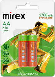 Mirex HR6 AA 2700mAh 2 шт. (HR6-27-E2)