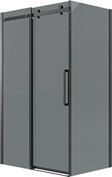 Душевой уголок Grossman Classic 120x80x195 120.K33.04.1280.21.10 (черный матовый/тонированное стекло)