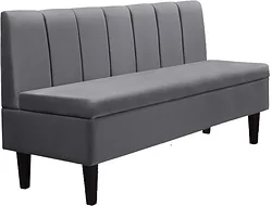 Прямой диван Mio Tesoro Лео 1540 (Velutto 32/шоколад)