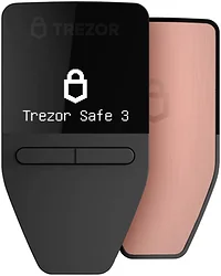 Аппаратный криптокошелек Trezor Safe 3 (розовый) Аппаратный криптокошелек Trezor Safe 3 (розовый)