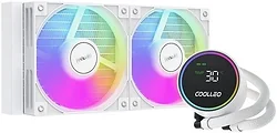 Жидкостное охлаждение для процессора Coolleo Ice Fairy Dig 240 Lite (белый) Жидкостное охлаждение для процессора Coolleo Ice Fairy Dig 240 Lite (белый)