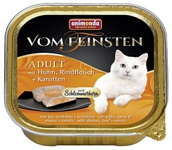 Animonda Vom Feinsten Adult Меню для привередливых кошек с курицей, говядиной и морковью (0.1 кг) 1 шт.