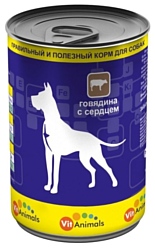 VitAnimals Консервы для собак Говядина с Сердцем (0.410 кг) 1 шт.