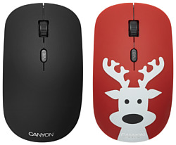 Canyon CND-CMSW401DR Новогодний олень Red USB