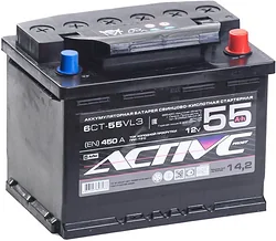 Автомобильный аккумулятор АкТех ActiveFrost 6СТ-55 VLЗ (R) (55Ah) Автомобильный аккумулятор АкТех ActiveFrost 6СТ-55 VLЗ (R) (55Ah)