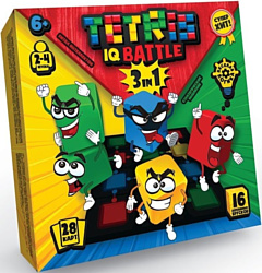 Настольная игра для детей Danko Toys Tetris IQ Battle 3в1 G-TIB-02