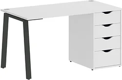 Стол для работы Riva Home Office VR.SP-3-138.4.A Anthracite (белый)