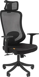 Кресло CHAIRMAN CH563 (черный пластик/черный)