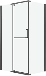 Душевой уголок Grossman Pragma 110x80x195 120.K33.03.1180.42.00 (графит сатин/прозрачное стекло)