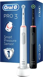 Зубная щетка Oral-B Pro 3 3900 Duo Cross Action + Sensi White D505.523.3H Зубная щетка Oral-B Pro 3 3900 Duo Cross Action + Sensi White D505.523.3H