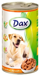 DAX (1.24 кг) 6 шт. Птица для собак консервы