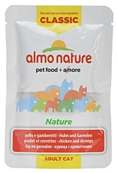 Almo Nature (0.055 кг) 1 шт. Classic Nature Adult Cat Chicken and Shrimps