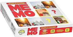 Карточная настольная игра Десятое королевство Мемо Флаги и столицы 03596