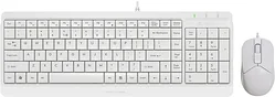 Набор клавиатуры и мыши A4Tech Fstyler F1512 white Набор клавиатуры и мыши A4Tech Fstyler F1512 white