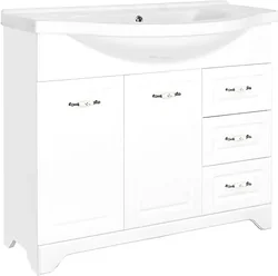 Тумба под умывальник Style Line Олеандр-2 120 3 ящика (для классической раковины)