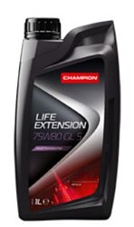 Трансмиссионное масло Champion Life Extension GL-5 75W-80 1л