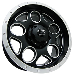 Sakura Wheels 3243 8x17/5x150 D110.5 ET10 Черный с полировкой