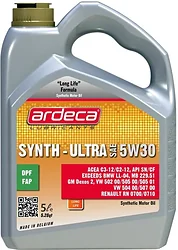 Моторное масло Ardeca SYNTH-ULTRA 5W-30 5л Моторное масло Ardeca SYNTH-ULTRA 5W-30 5л