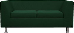 Brioli Дедрик двухместный (рогожка, J8 темно-зеленый)