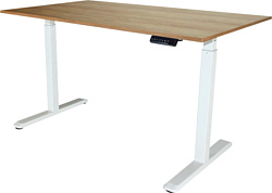ErgoSmart Electric Desk Compact (дуб натуральный/белый)