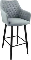 Гальваник Диаманте (эмаль черный муар/Catania Silver)