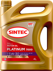 Sintec Platinum 7000 5W-30 ILSAC GF-6A API SP 4л