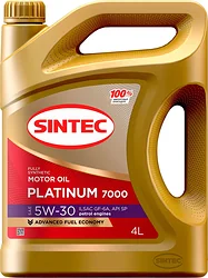 Моторное масло Sintec Platinum 7000 5W-30 ILSAC GF-6A API SP 4л