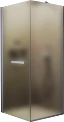 Душевой уголок MaybahGlass MGY-1318-5 (сатин стекло/хром матовый)
