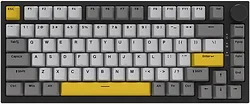 Клавиатура Ajazz AK820 Max black/gray/yellow, Magnetic Switches