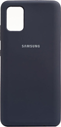 EXPERTS Original Tpu для Samsung Galaxy A51 с LOGO (темно-синий)