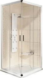 Душевой уголок Ravak Blix BLRV2K 80x80 (серебристый/прозрачное)