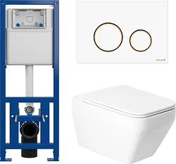 Унитаз Saniteco KW-9010W + 63535 + S-IN-MZ-LINK_PRO Унитаз Saniteco KW-9010W + 63535 + S-IN-MZ-LINK_PRO