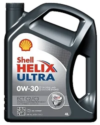 Моторное масло Shell Helix Ultra ECT C2/C3 0W-30 4л