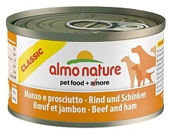 Almo Nature Classic Adult Dog Beef and Ham (0.095 кг) 24 шт.