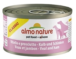Almo Nature Classic Adult Dog Veal and Ham (0.095 кг) 12 шт.