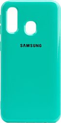 EXPERTS Jelly Tpu 2mm для Samsung Galaxy A40 (бирюзовый)