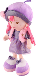 Maxitoys Малышка Аня в фиолетовом платье и шляпке MT-CR-D01202314-35