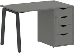 Стол для работы Riva Home Office VR.SP-3-118.4.A Anthracite (металлик) Стол для работы Riva Home Office VR.SP-3-118.4.A Anthracite (металлик)