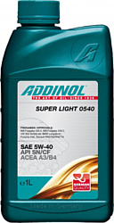 Моторное масло Addinol Super Light 0540 5W-40 1л