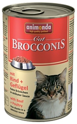 Animonda Brocconis Cat для кошек с говядиной и мясом домашней птицы (0.4 кг) 6 шт.