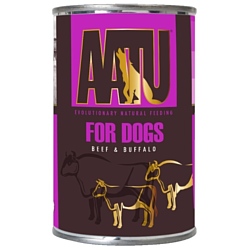 AATU (0.4 кг) 1 шт. For Dogs canned Beef & Buffalo