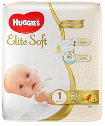 Huggies Elite Soft 1 (3-5 кг) 84 шт.